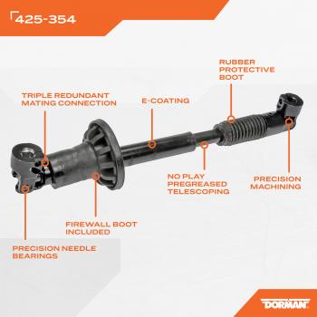 2002 Ford Expedition Steering Shaft Lower Dorman 425354 image 4 of 4
