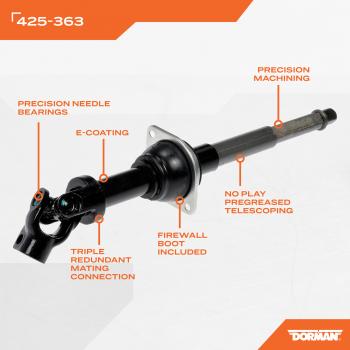 2005 Mercury Grand Marquis Steering Shaft Upper Dorman 425363 image 4 of 4