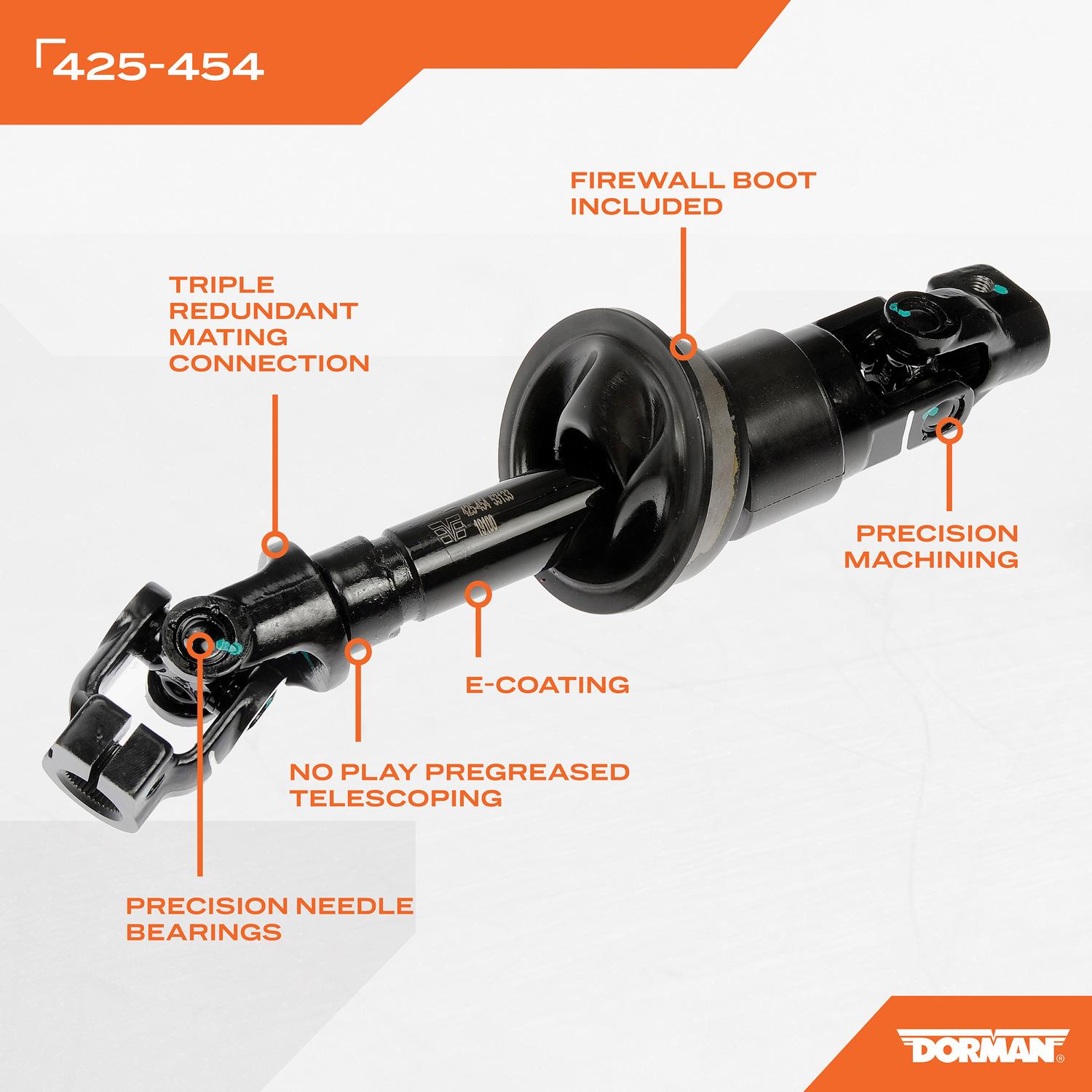 Dorman 425454 - Steering Shaft Dorman 425454 Steering Shaft product image 5 of 5