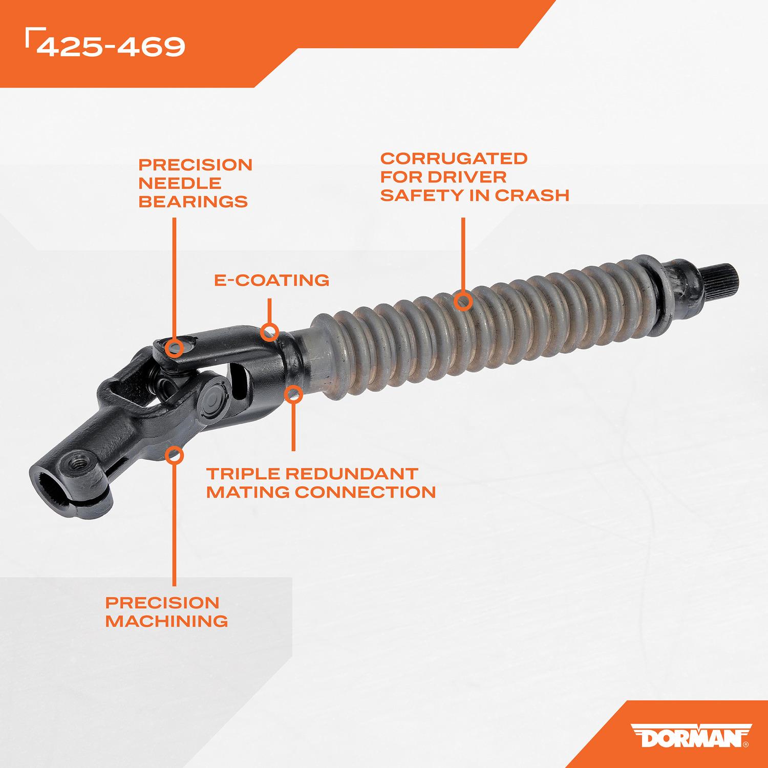 Dorman 425469 - Steering Shaft Dorman 425469 Steering Shaft product image 4 of 5