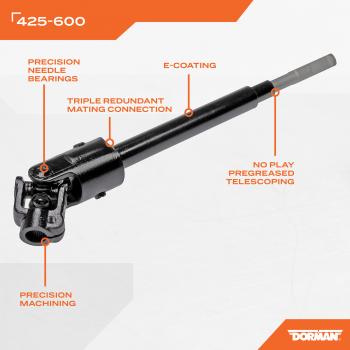 2006 Nissan Maxima Steering Shaft Lower Dorman 425600 image 3 of 3