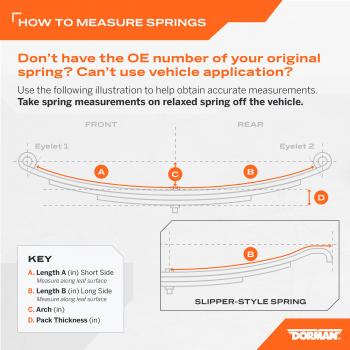 Dorman 43571 Leaf Spring product image 5 of 5