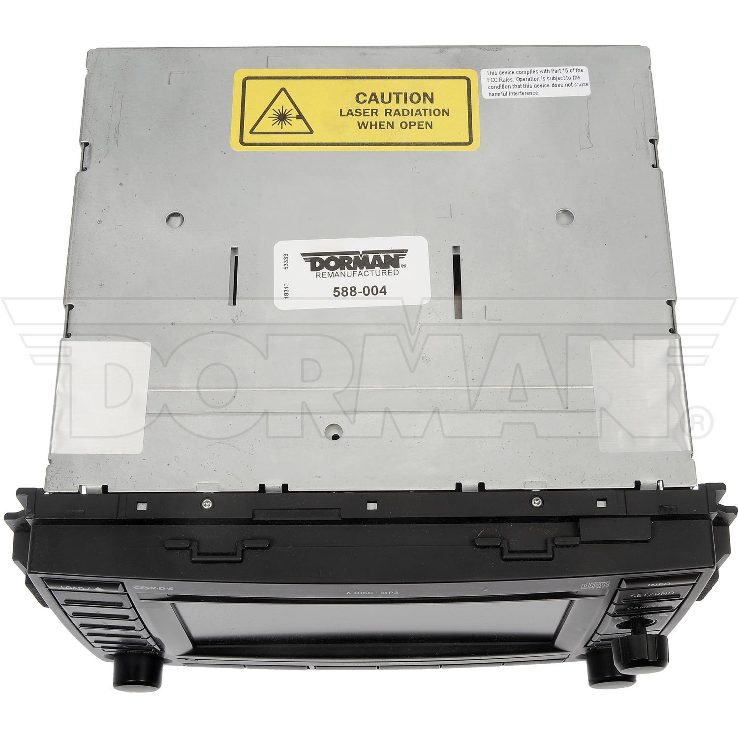 Dorman 588004 Touch Screen Infotainment Display product image 3 of 5