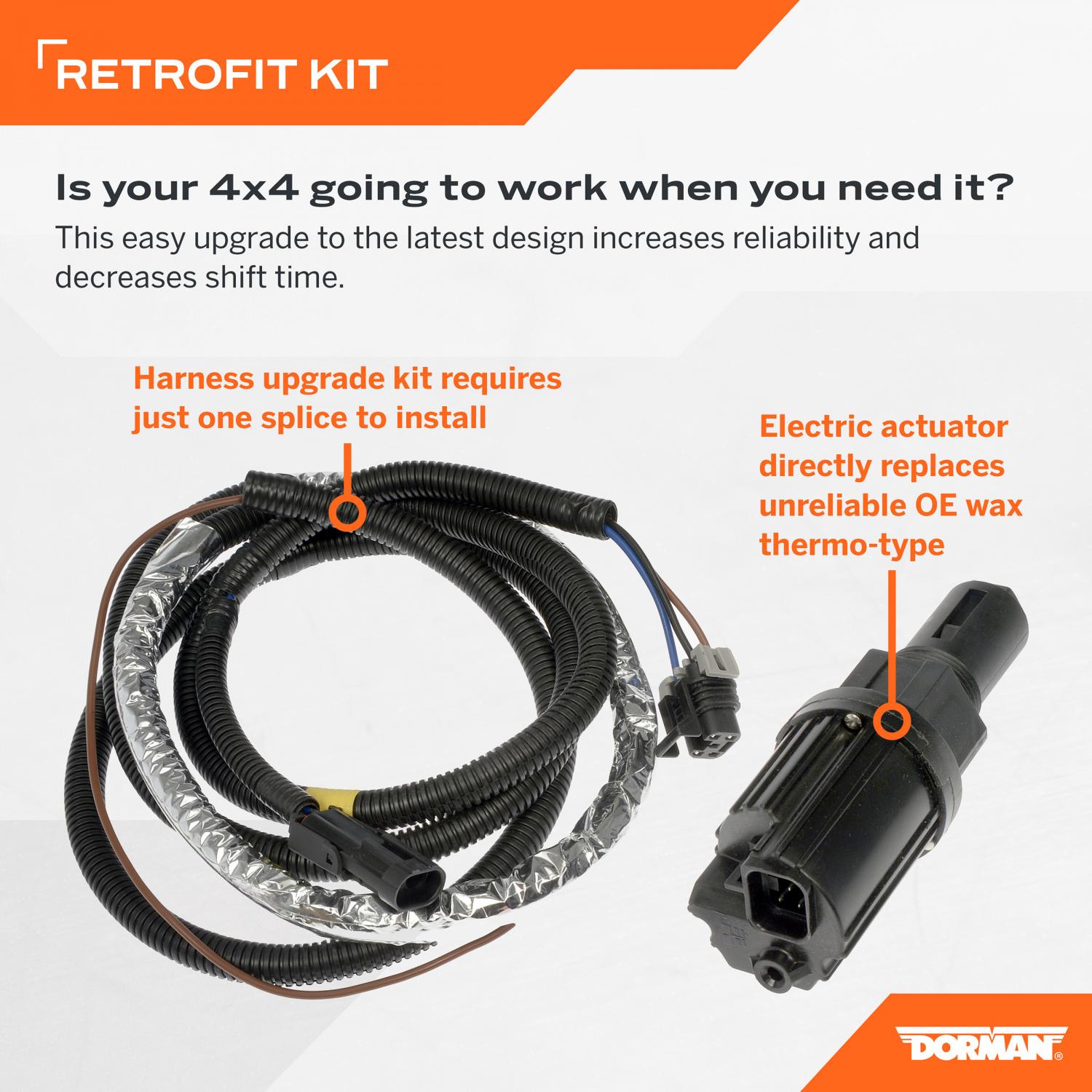 Dorman 600490 - 4WD Actuator Dorman 600490 4WD Actuator product image 5 of 5