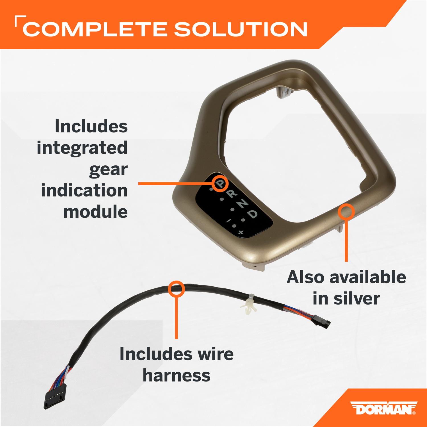 Dorman 601401 - Auto Trans Shift Bezel Dorman 601401 Auto Trans Shift Bezel product image 6 of 6