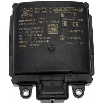 2017 Ford F-250 Super Duty Object Sensor Module Rear Left Dorman 601482 image 3 of 4
