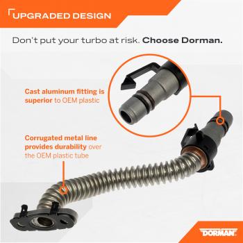 Dorman 667520 Turbocharger Oil Return Tube product image 6 of 6
