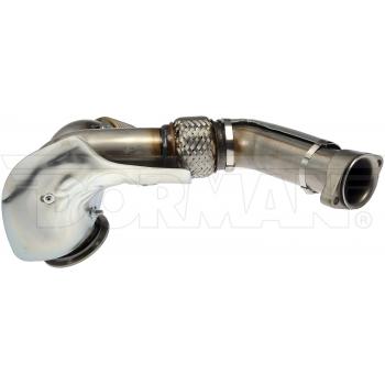 2005 IC Corporation RE Integrated Turbocharger Up Pipe Left Dorman 679024 image 1 of 4