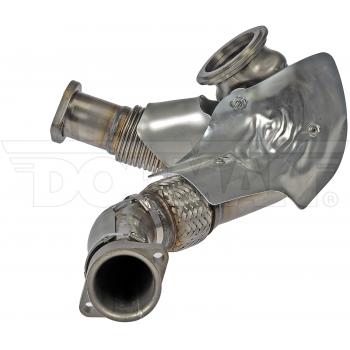 2005 IC Corporation RE Integrated Turbocharger Up Pipe Left Dorman 679024 image 4 of 4