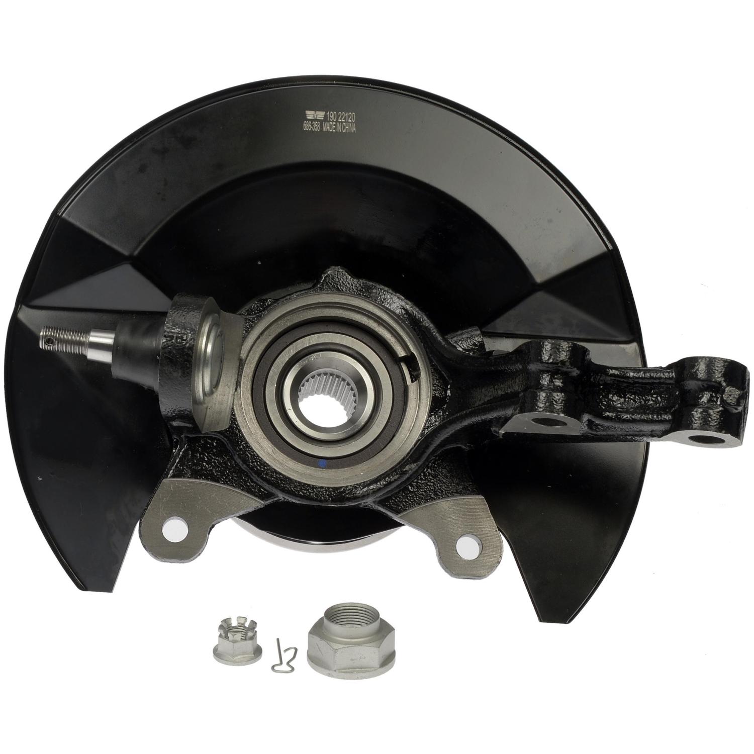 Dorman 686358 - Wheel Bearing and Hub Assembly Dorman 686358 Steering Knuckle Kit product image 1 of 5