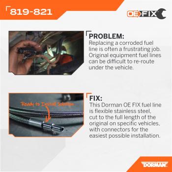 Dorman 819821 Fuel Line product image 6 of 7