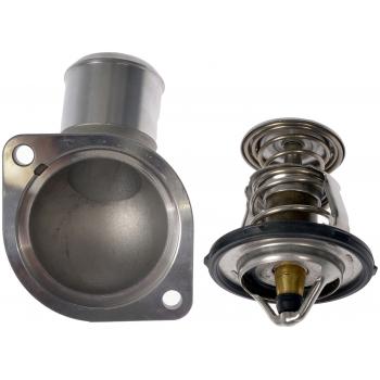 2009 Cadillac Escalade EXT Engine Coolant Thermostat Housing Assembly Water Pump Dorman 9022981 image 2 of 4
