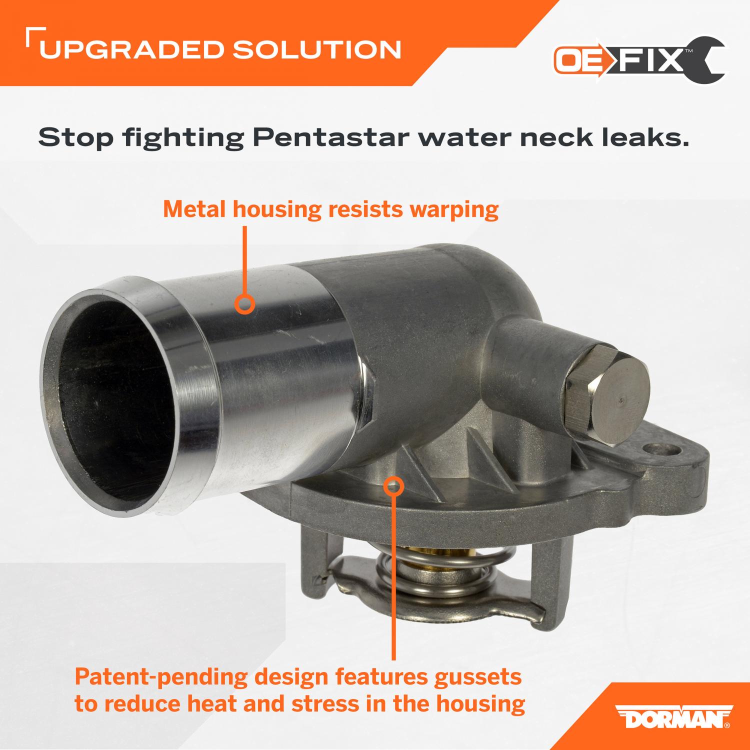 Dorman 9023036XD - Engine Coolant Thermostat Housing Assembly Dorman 9023036XD Engine Coolant Thermostat Housing Assembly product image 5 of 5