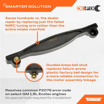 Dorman 911929A - Intake Manifold Runner Control Lever Dorman 911929A Intake Manifold Runner Control Lever product image 5 of 5