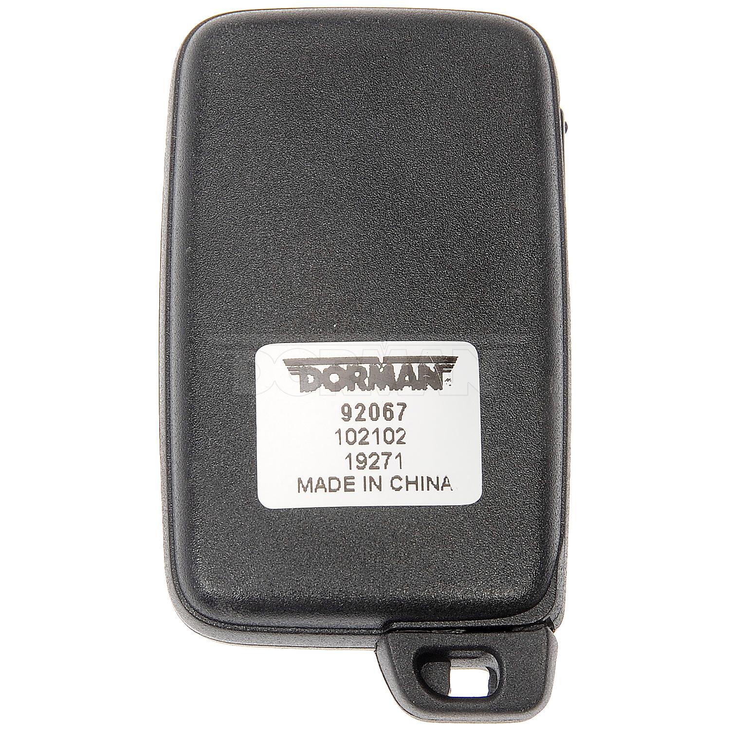 Dorman 92067 - Keyless Remote Case Dorman 92067 Keyless Remote Case product image 2 of 4
