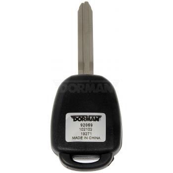 2012 Toyota Camry Keyless Remote Case Dorman 92069 image 2 of 4
