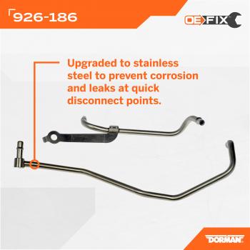 Dorman 926186 Turbocharger Coolant Line product image 7 of 7
