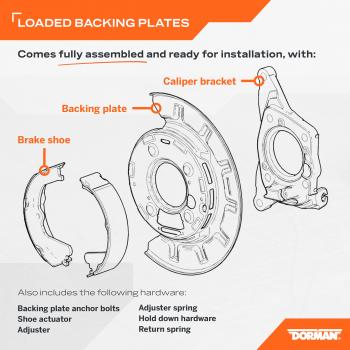 Dorman 926265 Brake Backing Plate product image 6 of 6