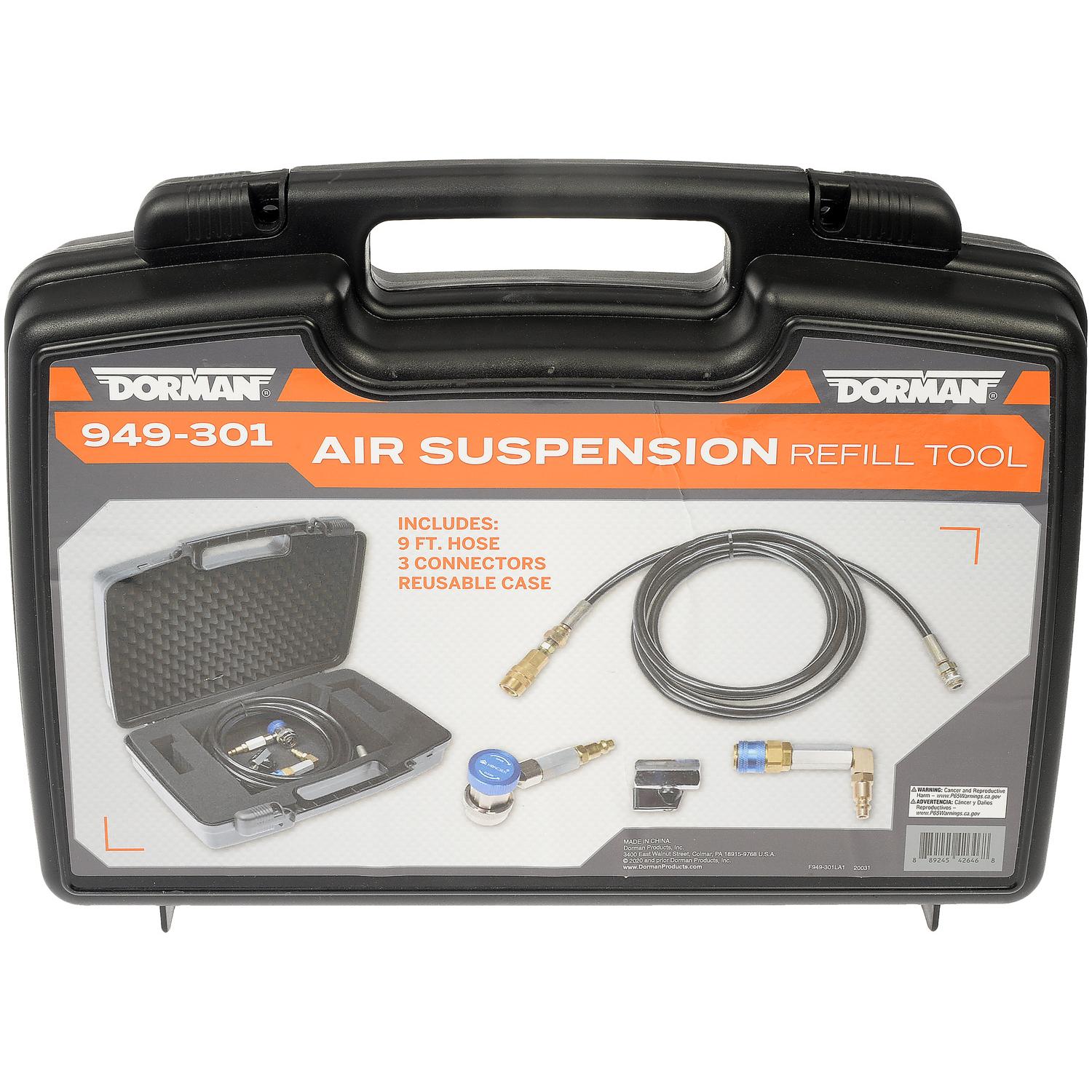 Dorman 949301 - Air Suspension Refill Tool Kit Dorman 949301 Air Suspension Refill Tool Kit product image 1 of 10