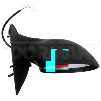 2003 Dodge Neon Door Mirror Right Dorman 9551190 image 3 of 4