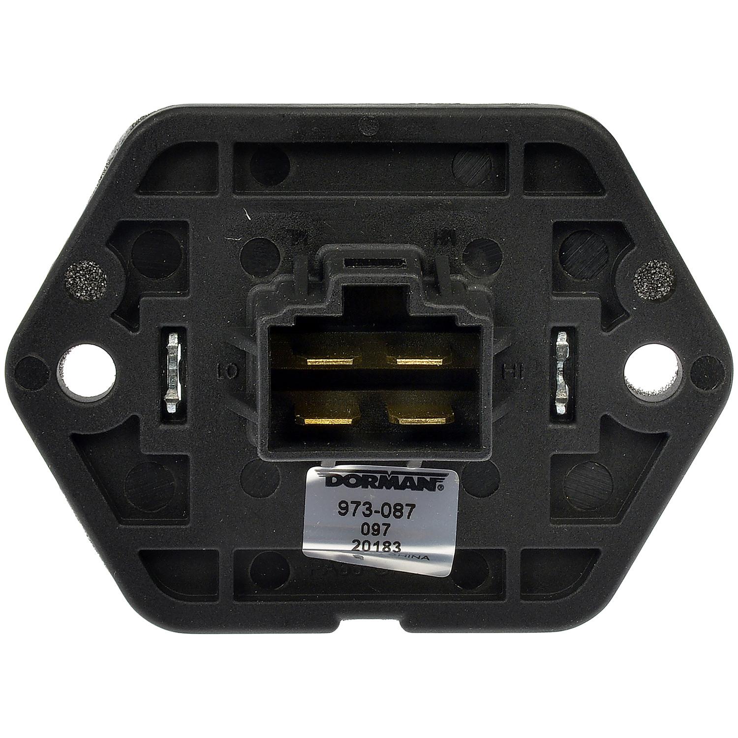 Dorman 973087 - HVAC Blower Motor Resistor Dorman 973087 HVAC Blower Motor Resistor product image 1 of 4
