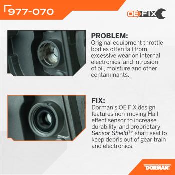 Dorman 977070 Fuel Injection Throttle Body product image 5 of 5