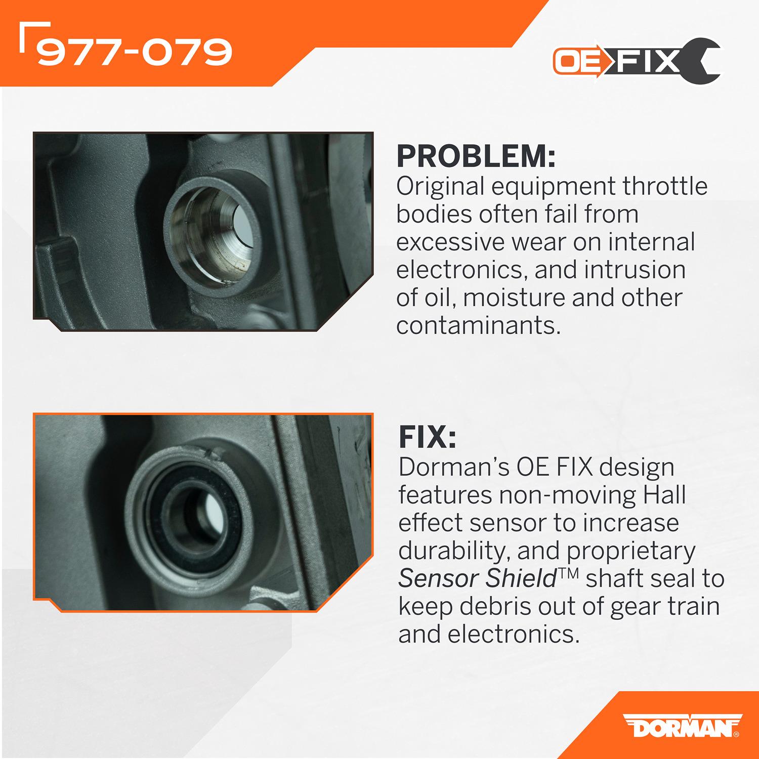Dorman 977079 Fuel Injection Throttle Body product image 5 of 5