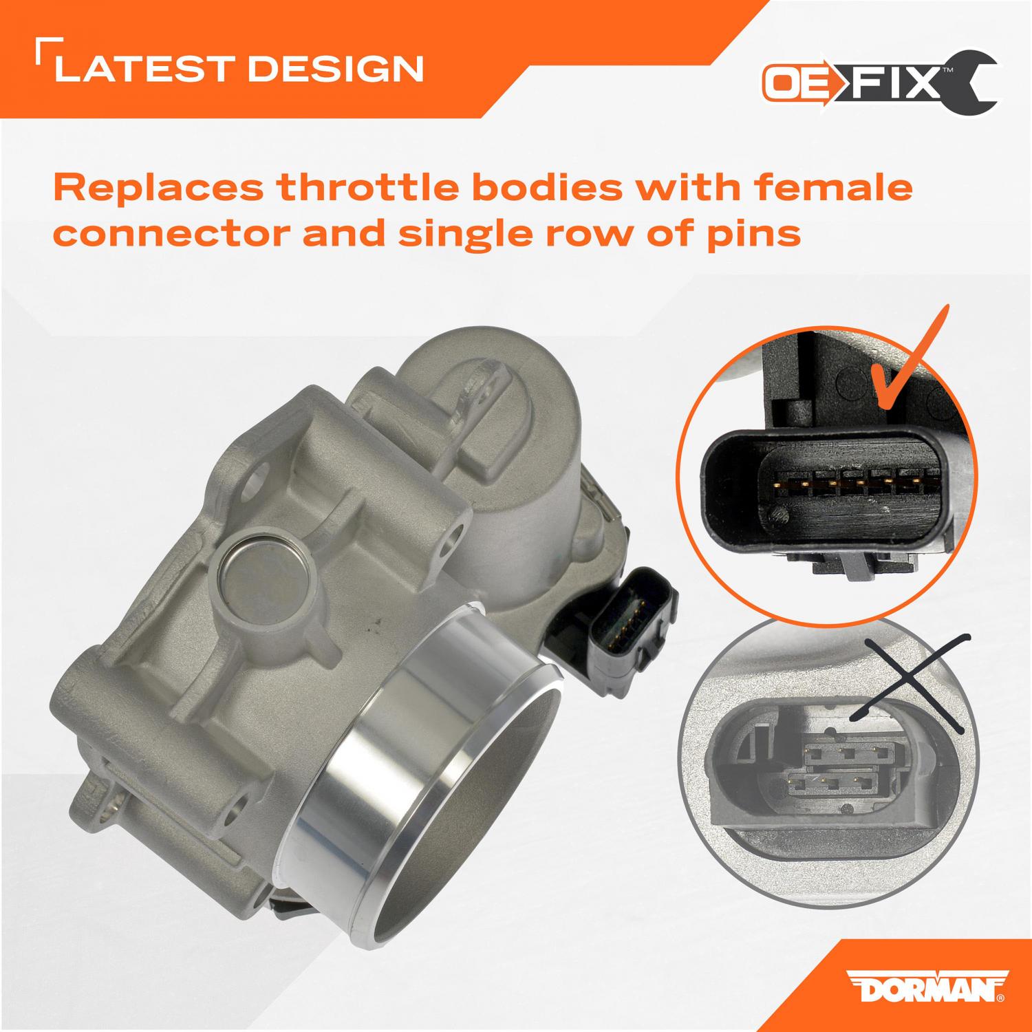 Dorman 977163 - Fuel Injection Throttle Body Dorman 977163 Fuel Injection Throttle Body product image 6 of 6