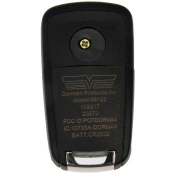 2014 Chevrolet SS Remote Control Transmitter for Keyless Entry and Alarm System Dorman 99122 image 2 of 4