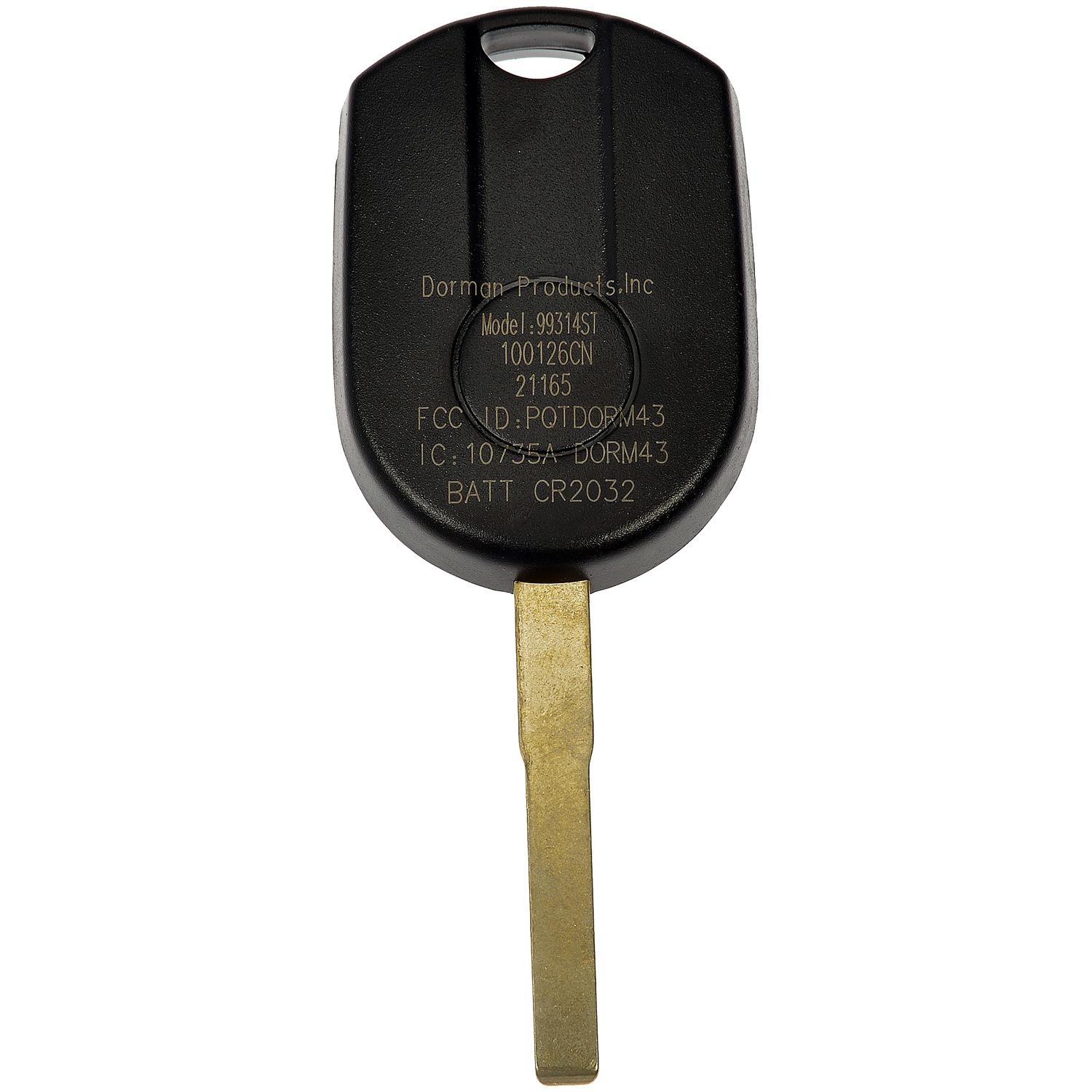 Dorman 99314ST - Remote Control Transmitter for Keyless Entry and Alarm System Dorman 99314ST Remote Control Transmitter for Keyless Entry and Alarm System product image 2 of 4