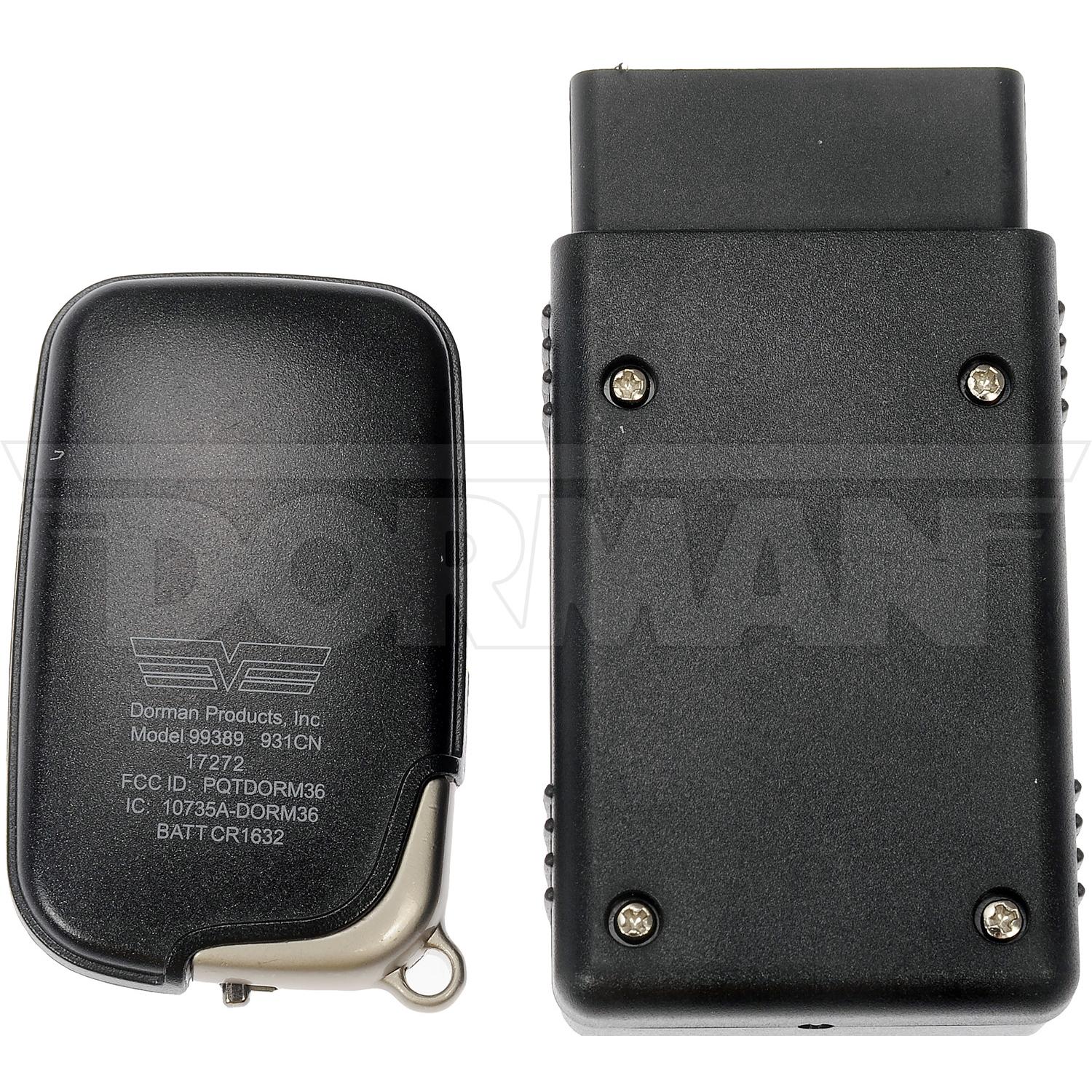 Dorman 99389 - Remote Control Transmitter for Keyless Entry and Alarm System Dorman 99389 Remote Control Transmitter for Keyless Entry and Alarm System product image 2 of 6