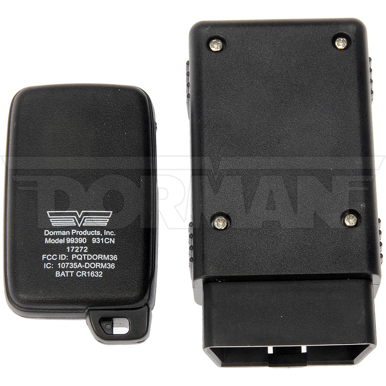Dorman 99390 - Remote Control Transmitter for Keyless Entry and Alarm System Dorman 99390 Remote Control Transmitter for Keyless Entry and Alarm System product image 2 of 6