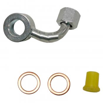 2005 Audi A6 Quattro Power Steering Pressure Line Hose Assembly Tube - From Pump Edelmann 39150 image 1 of 2