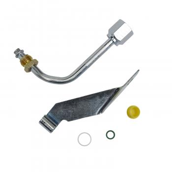 2002 Ford Excursion Power Steering Pressure Line Hose Assembly Tube - Hydroboost End (Right) Edelmann 39157 image 1 of 3