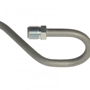 1976 Lincoln Mark IV Power Steering Pressure Line Hose Assembly Hydroboost To Gear Edelmann 70696 image 3 of 3