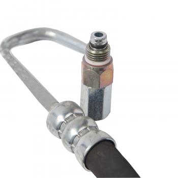 1984 Mercury Lynx Power Steering Pressure Line Hose Assembly To Gear Edelmann 71276 image 3 of 3
