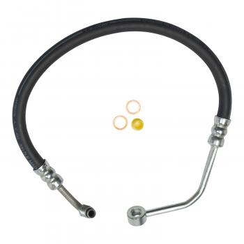 1990 Volvo 740 Power Steering Pressure Line Hose Assembly Pump To Gear Edelmann 80179 image 1 of 3