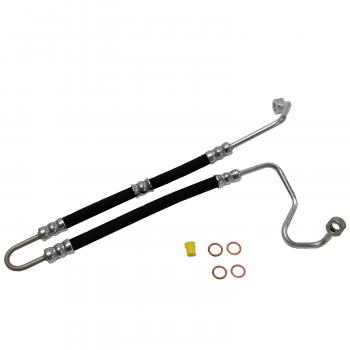 2006 BMW M3 Power Steering Pressure Line Hose Assembly Pump To Gear Edelmann 80817 image 1 of 3