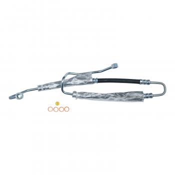 1995 BMW 540i Power Steering Pressure Line Hose Assembly Pump To Gear Edelmann 80818 image 1 of 3