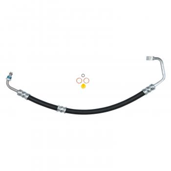 2002 Mercedes-Benz E430 Power Steering Pressure Line Hose Assembly Pump To Gear Edelmann 80968 image 1 of 3
