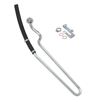 1999 BMW 318i Power Steering Return Line Hose Assembly Gear To Reservoir Edelmann 81212 image 3 of 4