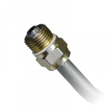2000 Ford Fiesta Power Steering Pressure Line Hose Assembly From Pump Edelmann 81425 image 2 of 4
