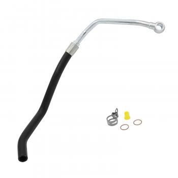 2003 BMW 540i Power Steering Return Line Hose Assembly Pump To Reservoir Edelmann 81455 image 1 of 4