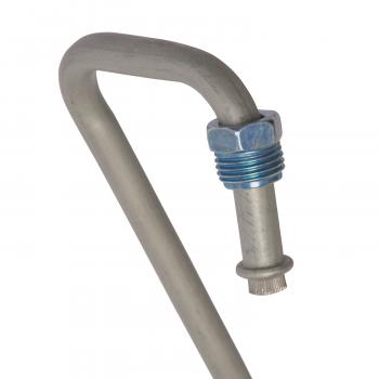 1984 Oldsmobile Cutlass Ciera Power Steering Pressure Line Hose Assembly Pump To Gear Edelmann 91509 image 3 of 3