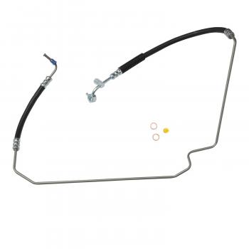1994 Nissan D21 Power Steering Pressure Line Hose Assembly Pump To Gear Edelmann 91604 image 1 of 3