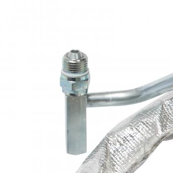 1990 Ford Taurus Power Steering Pressure Line Hose Assembly Pump To Gear Edelmann 91673 image 2 of 3