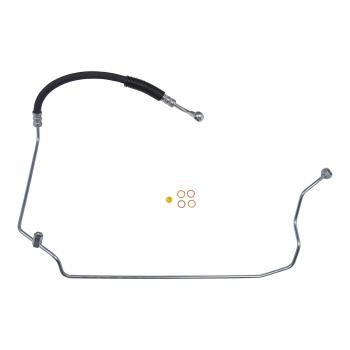 1990 Nissan D21 Power Steering Pressure Line Hose Assembly Pump To Gear Edelmann 91693 image 1 of 3