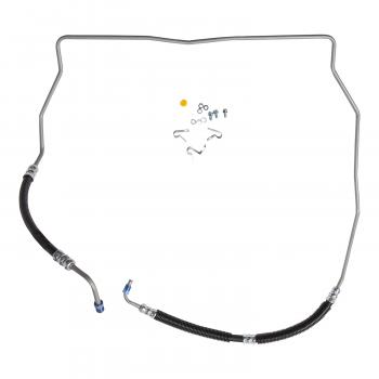 1989 Toyota Land Cruiser Power Steering Pressure Line Hose Assembly Pump To Gear Edelmann 91698 image 1 of 3