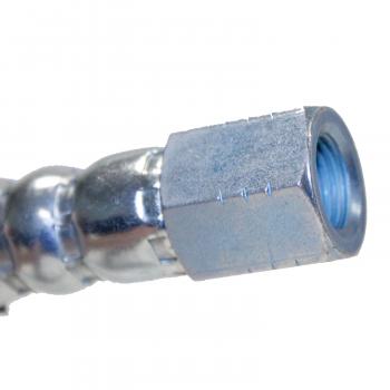 1993 Pontiac Sunbird Power Steering Pressure Line Hose Assembly To Gear Edelmann 91717 image 3 of 3