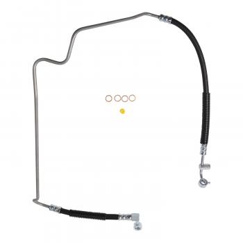 1992 Nissan Pathfinder Power Steering Pressure Line Hose Assembly Pump To Gear Edelmann 91758 image 1 of 3